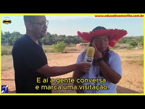 Tv Educativa Prof João Bonini Entrevista  Eliseu Suzelene-Etinia Tupi Guarani-Aldeia Arco Iris da Cidade de Tupã S P