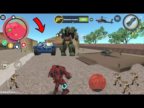 Rope Hero Vice Town - 6.4.7 (Transformers All Ball Robots Fight Army Man) Game - Android Gameplay HD