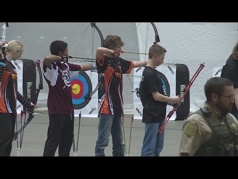 More than 1,000 children compete at state archery tournament in Des Moines