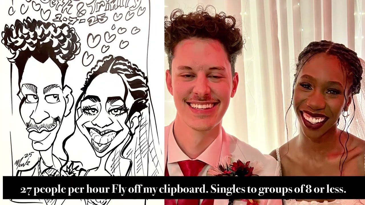 Promotional video thumbnail 1 for Caricature Art Inc.