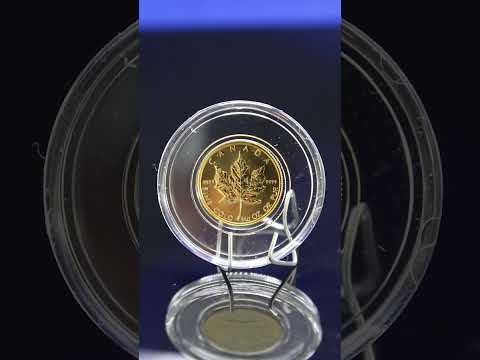 The 1/10th ounce Gold Maple Leaf Coin.  #bullion, #gold