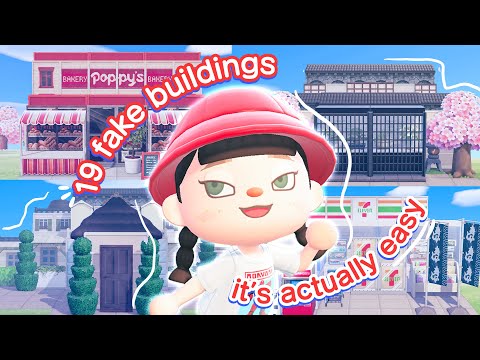 The only guide you'll ever need to create any kind of fake building 💪| Animal Crossing: New Horizons