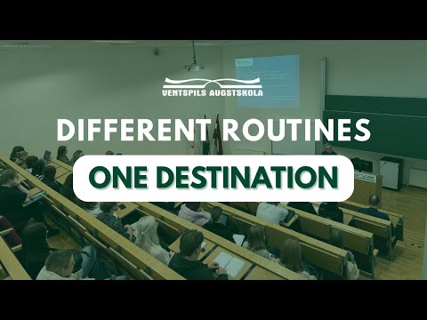 Student's life in Ventspils University