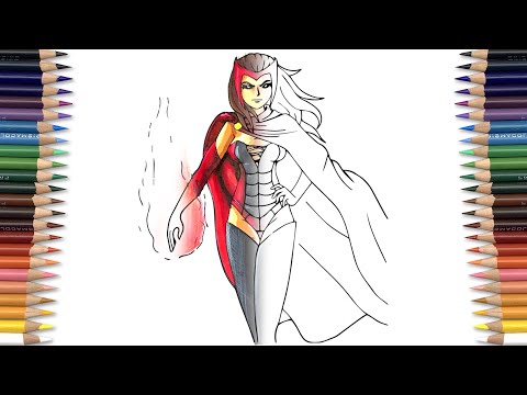 SCARLET Witch New Suit Coloring Pages [NCS] Shudder - Royalty - Feel Good