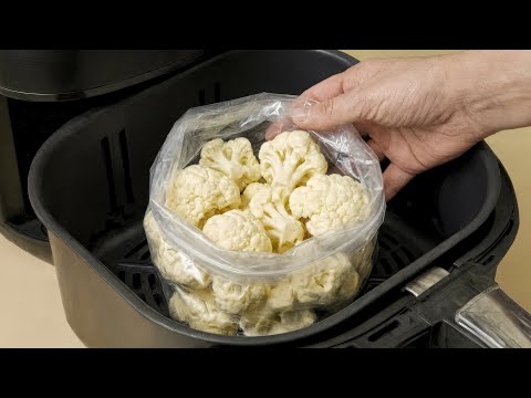 You'll NEVER have to boil cauliflower again! 😱 Crispy effect in an air fryer!