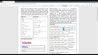 Web Tasarım Dersi Final Soru Çözümleri (HTML, CSS, Javascript) - (2021-22 Bahar 