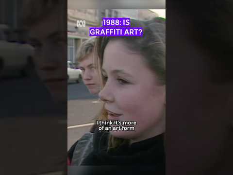 1988: Is graffiti art? #Art #StreetArt #Nostalgia #Retro #Australia