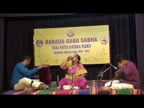 S Hiranmayee | Carnatic Vocal | Isai Natya Nataka Vizha 2018 | Narada Gana Sabha