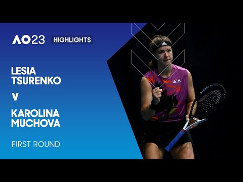 Lesia Tsurenko v Karolina Muchova Highlights | Australian Open 2023 First Round