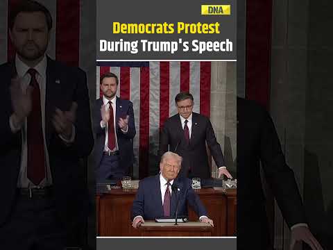 WATCH: Democrats Protest During President Donald Trump's Address To Congress #trump #trumpspeech