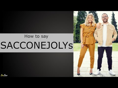 How to Pronounce SACCONEJOLYs (Youtubers)