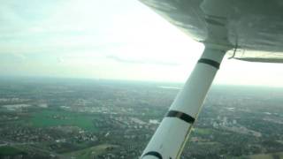 preview picture of video 'Flying over Leipzig, Germany in a Cessna TP206D Super Skylane'
