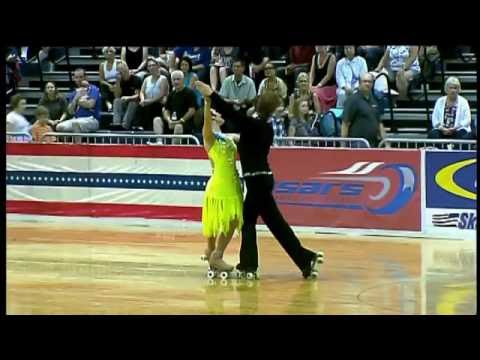 2015 US Roller Nationals - WC Team Dance Compulsory - Anthony Deluca & Jessica Gaudy 1
