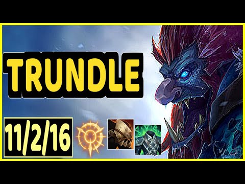 TRUNDLE VS VIEGO - 11/2/16 KDA JUNGLE GAMEPLAY GRANDMASTER I