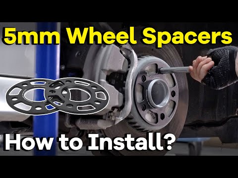 How to Install 5mm Wheel Spacers on Mercedes Benz C200 2022 | BONOSS Best Car Parts (bloxsport)