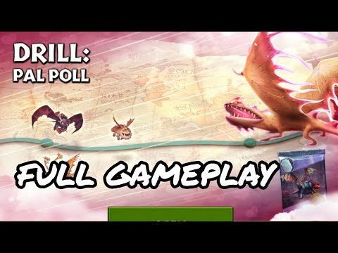 DRILL: PAL POLL FULL GAMEPLAY - New Gauntlet Event - Dragons: Rise of Berk