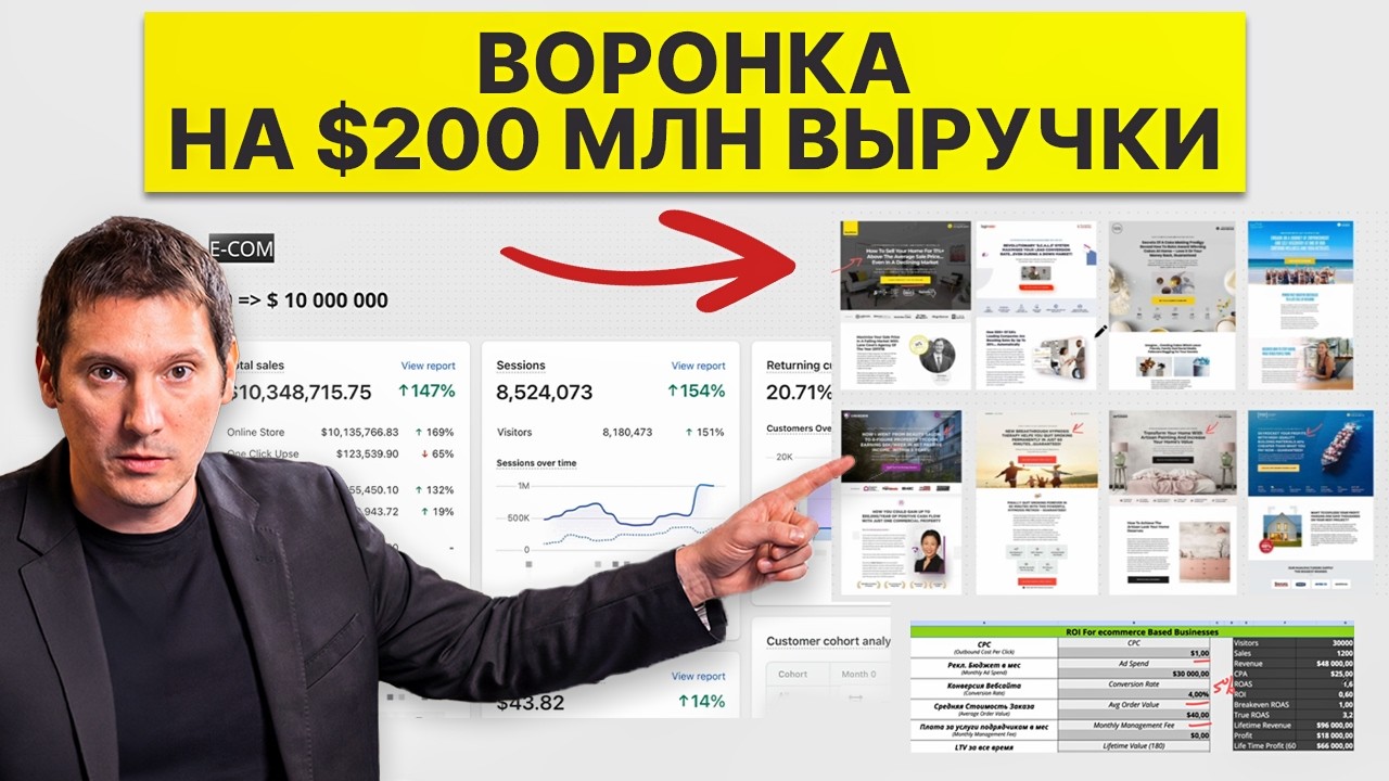 Как создать воронку, которая помогла моим клиентам заработать $200 млн выручки