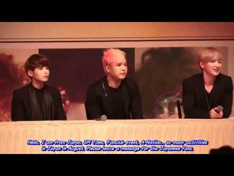 Super Junior - 120703 Press Conference Part 3 (eng subbed)