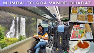 Mumbai - Goa Vande bharat Express  full Journey in Amazing Monsoon