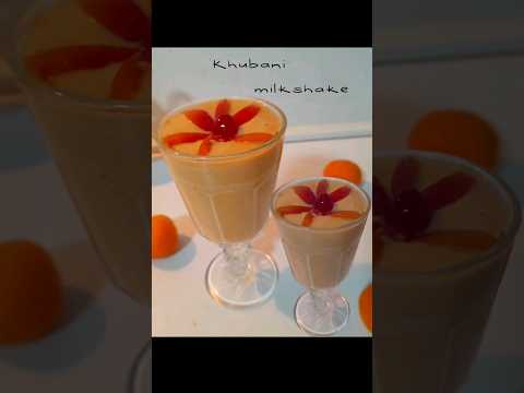 Khubani milkshake Recipe 🤗😋|Apricot shake|#khubani#shorts