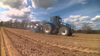 Siew Kukurydzy 2015 W Gospodarstwie Rolnym Kamienica czyli New Holland w akcji