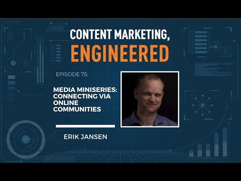 Connecting Via Online Communities with Erik Jansen - YouTube