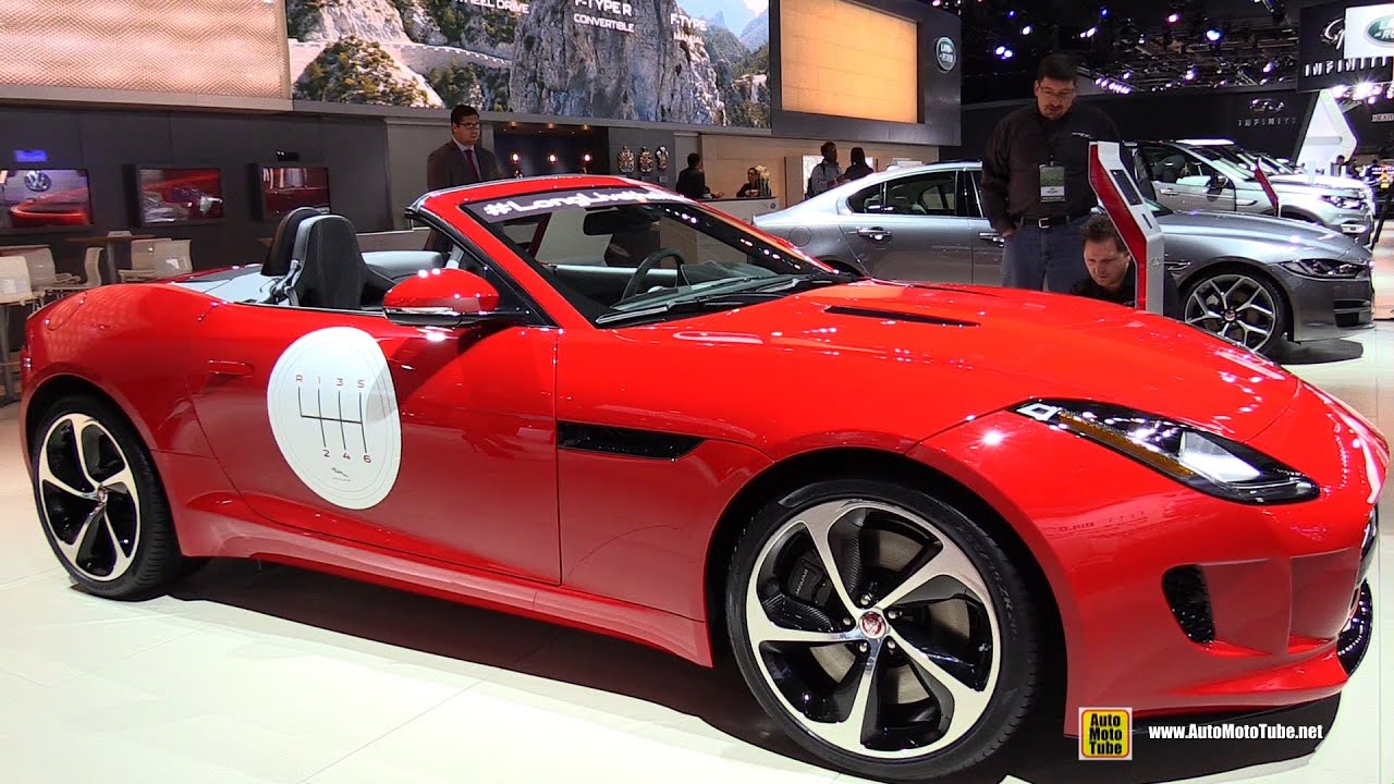 2015 Jaguar F-Type S Manual Convertible - Exterior and Interior Walkaround - 2015 Detroit Auto Show