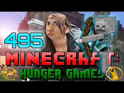 Minecraft: Hunger Games w/Mitch! Game 495 - SKELETON CLUTCH!