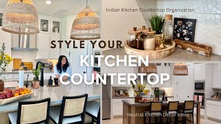 Kitchen Countertop Decor | Functional Kitchen Decor Ideas | Indian Kitchen Organization
