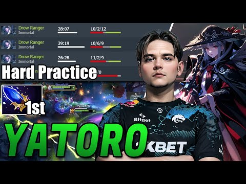 YATORO DrowRanger Hard Practice — First Aghanim's Scepter