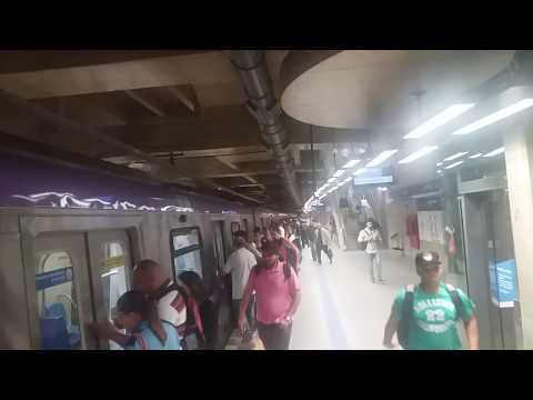 Linha 5 Lilás (Via Mobilidade) - Estação Moema "Horário de Pico"