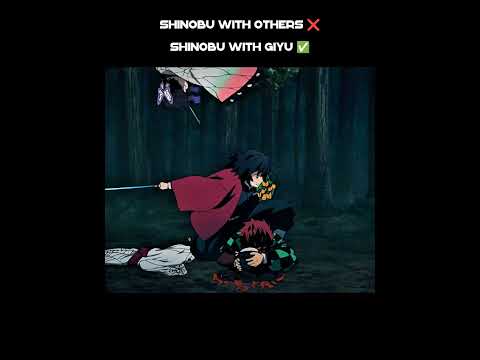 Shinobu With Others ❌ Shinobu With Giyu ✅ #demonslayer #kimetsunoyaiba #animeedit #shinobu #giyuu