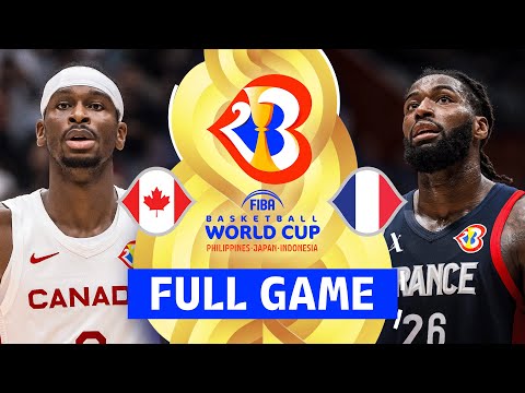 Canada vs France | Full Basketball Game | FIBA Basketball World Cup 2023
