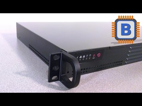 Supermicro CSE-505-203B serveris barebone Rack (1U) video
