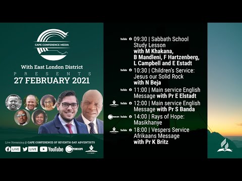 27 February Sabbath morning service with East London District