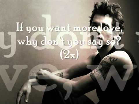 JOHN MAYER- heartbreak warfare [lyrics]