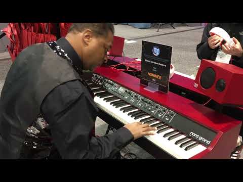 Kris Nicholson Test Drives The new Nord Grand Stage Piano At Namm 2020