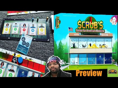 S.C.A.M. (Scrub's Center for American Medicine) Board Game Preview