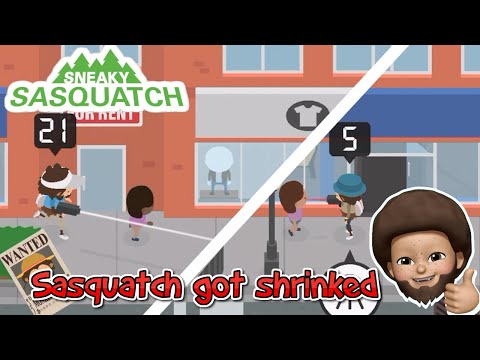 Sneaky Sasquatch - Shrink Sasquatch Glitch