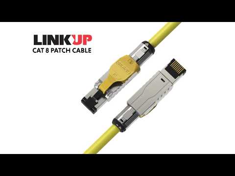 [LINKUP] Cat8 Ethernet Patch Cable S/FTP 4 Pair 22AWG Double Shielded | 2000Mhz (2Ghz)