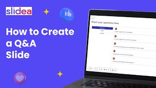 How to create a Q&A slide in Slidea