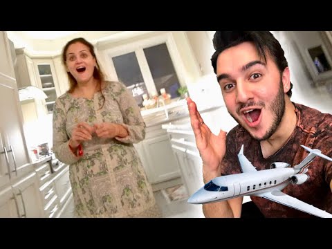 SURPRISED MY MOM (Flying from Pakistan to Canada)