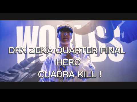 THE HERO DRX ZEKA CARRIES DRX TO SEMIFINALS WITH CUADRA KILL