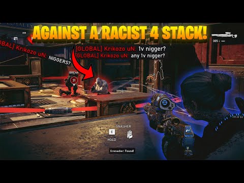 Gears 5 - WENT AGAINST A 4 STACK OF RACISTS?! (Ranked Control)