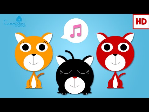 Trois petits chats | ♫ Comptines et chansons classiques & Comptines maternelles pour bébé