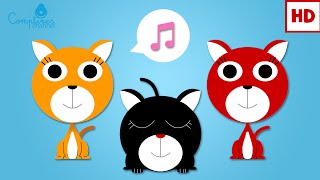 Trois petits chats | ♫ Comptines et chansons classiques &amp; Comptines maternelles pour bébé