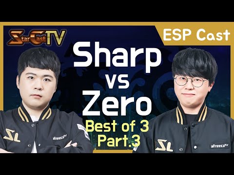 [ESP] Sharp vs Zero on Polypoid (TvZ, Bo3) Part3 [2021.03.13] - StarCastTV Español