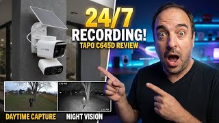 Tapo C645D Security Camera Review - This has 24/7 Capture!