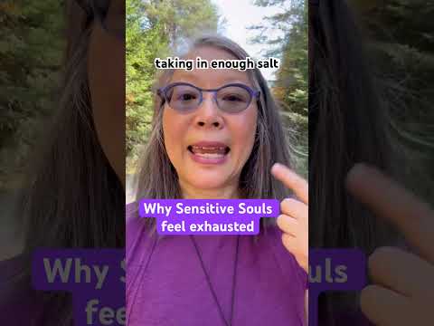 Two common reasons why sensitive souls feel exhausted. 😴 #divinemuscletesting #sensitivesouls