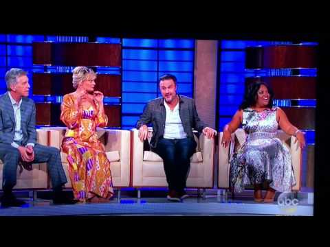Anthony Anderson throws a snake at Sherri Shepherd